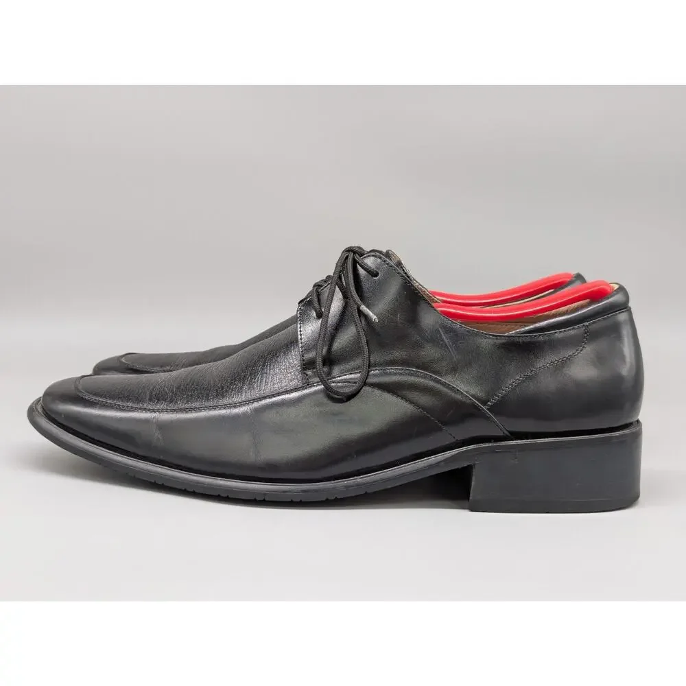 Dong Hai Dress Shoe Mens Black Leather Classic Round Toe Oxfords Size 42